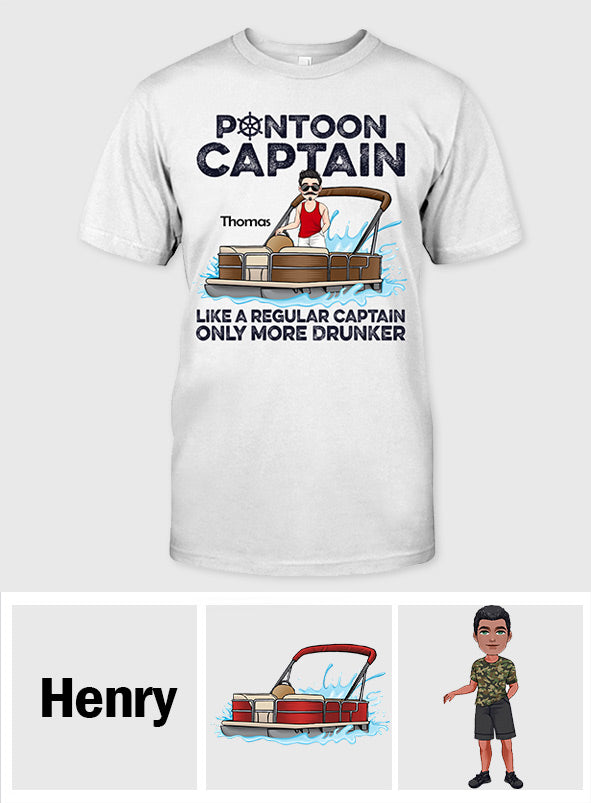 Pontoon King - Personalized Pontoon T-shirt & Hoodie