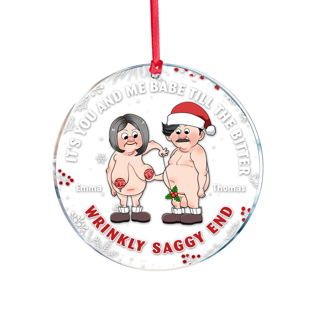 Das bittere, faltige, schlaffe Ende – Personalisierter transparenter Paarschmuck