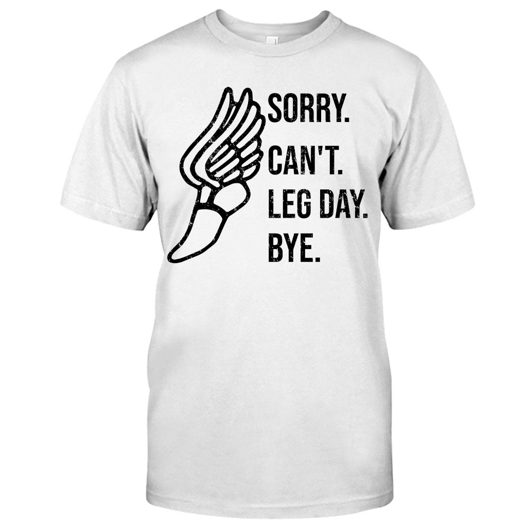 Sorry, Beintraining fällt aus – Tschüss Lauf-T-Shirt und Hoodie