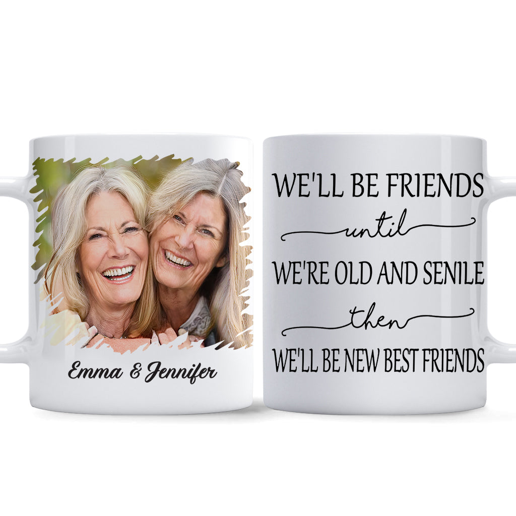 Wir bleiben Freunde bis ins hohe Alter – personalisierte Bestie-Tasse
