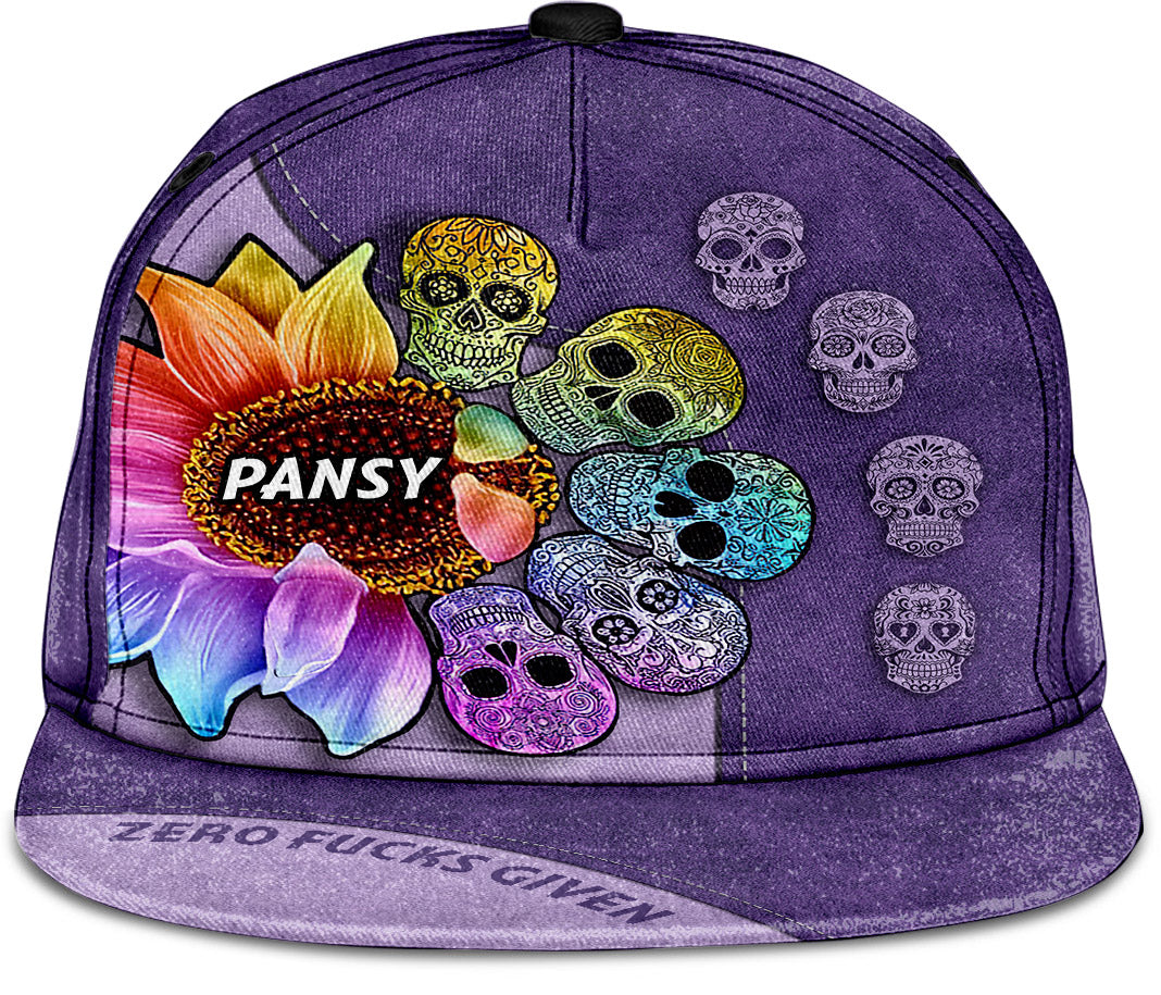 Zero F Given - Personalisierte Totenkopf-Snapback-Kappe