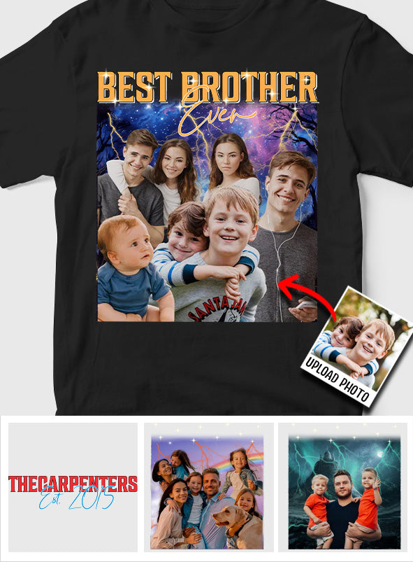 Individuelles Foto im Retro-Stil – Personalisiertes T-Shirt und Hoodie