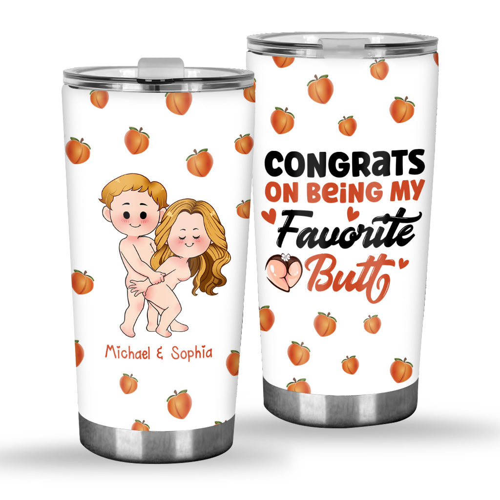 Glückwunsch, dass du mein Liebling bist – Geschenk für Freund, Ehefrau, Ehemann, Freundin – Personalisierter Becher