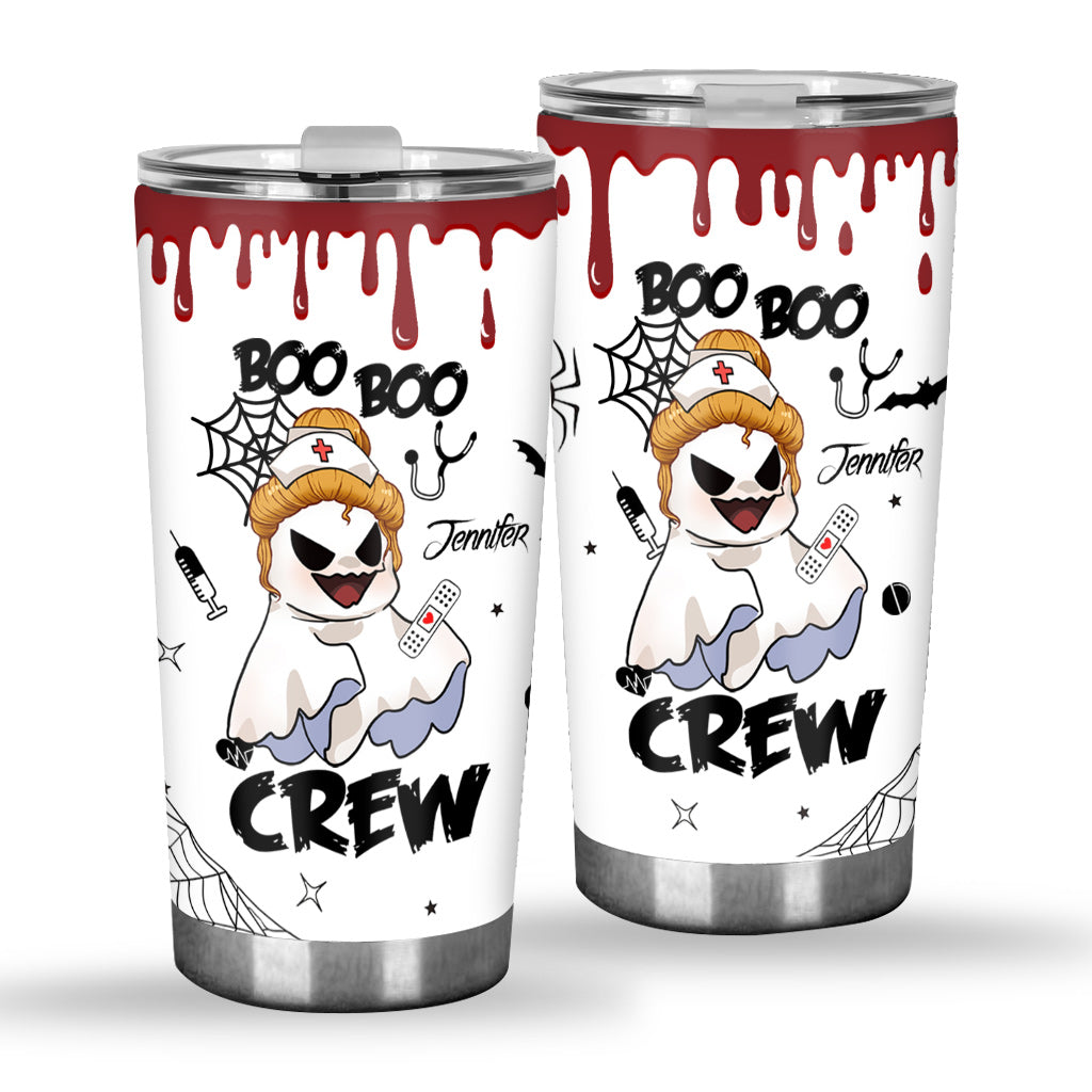 Boo Boo Crew - Personalized Nurse Tumbler