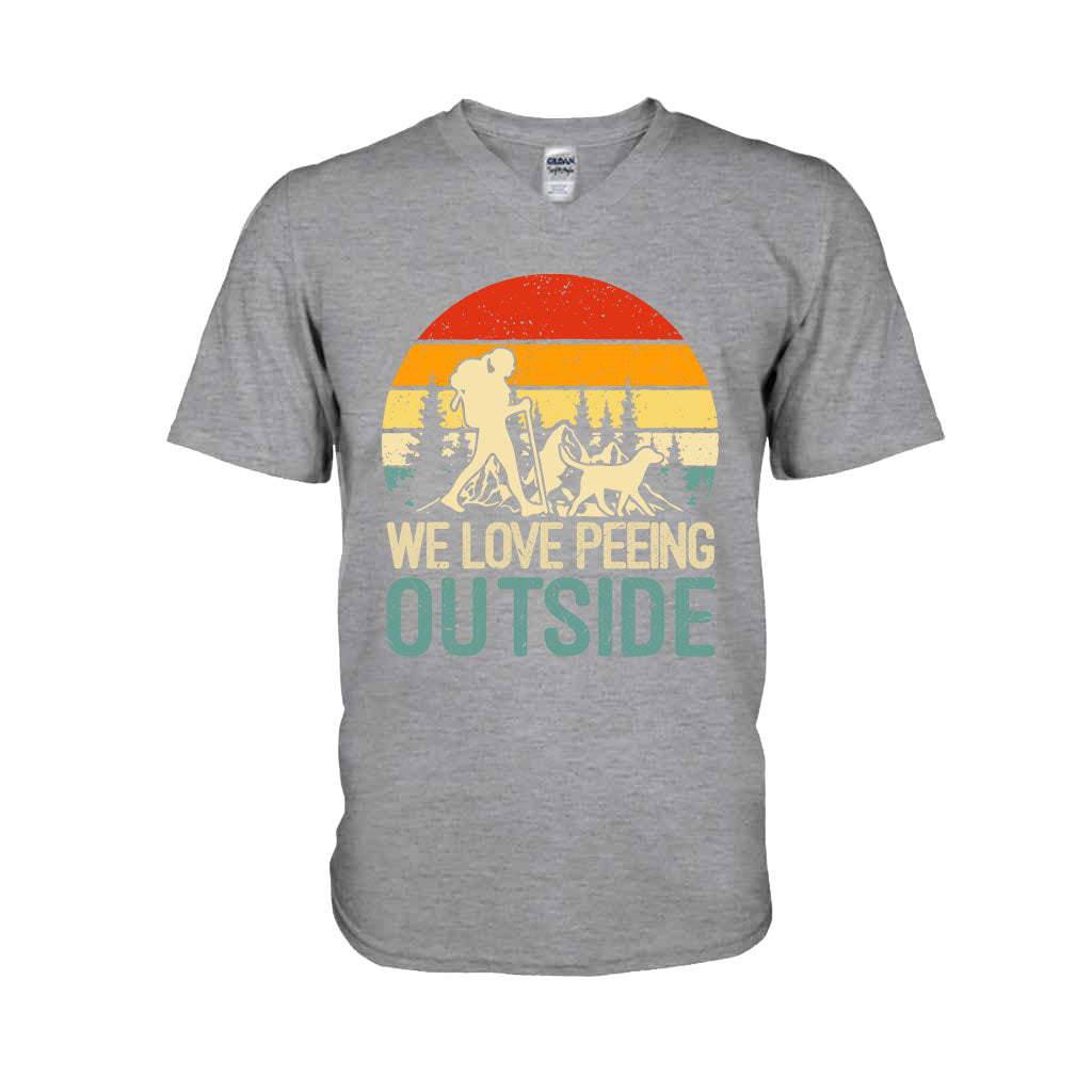 I Love Peeing Outside - Personalized Hiking T-shirt & Hoodie