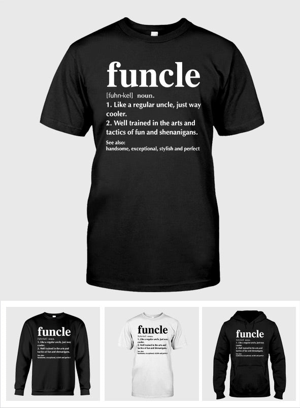 Funcle – Onkel-T-Shirt und Hoodie