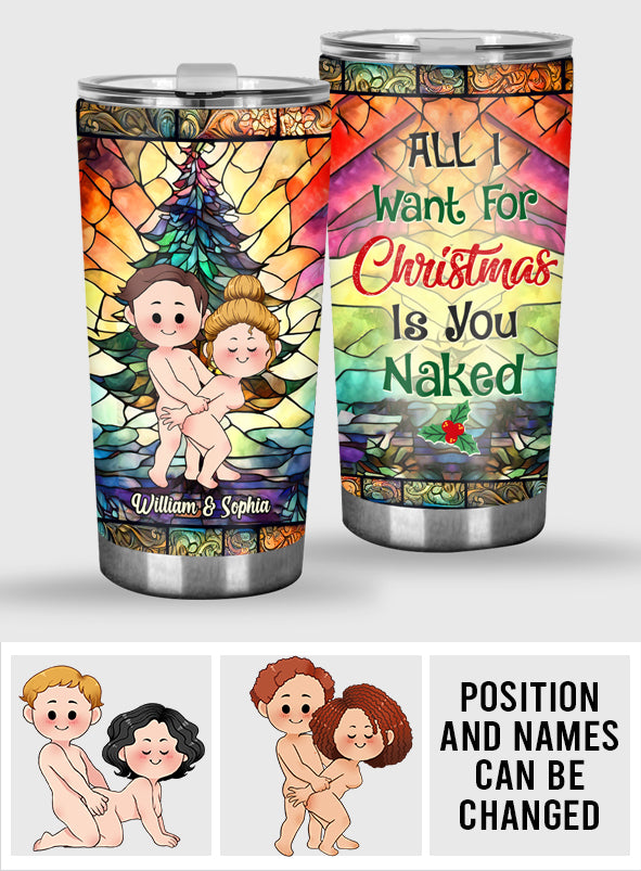 Alles, was ich mir zu Weihnachten wünsche, bist du – Geschenk für Ehemann, Freundin – Personalisierter Becher
