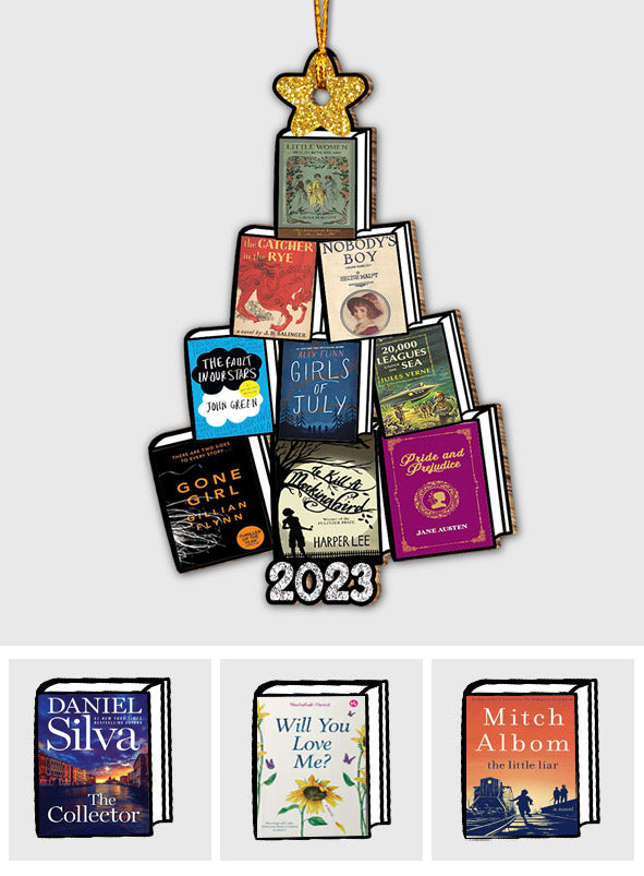 A Year Of Books - Personalized Book Ornament