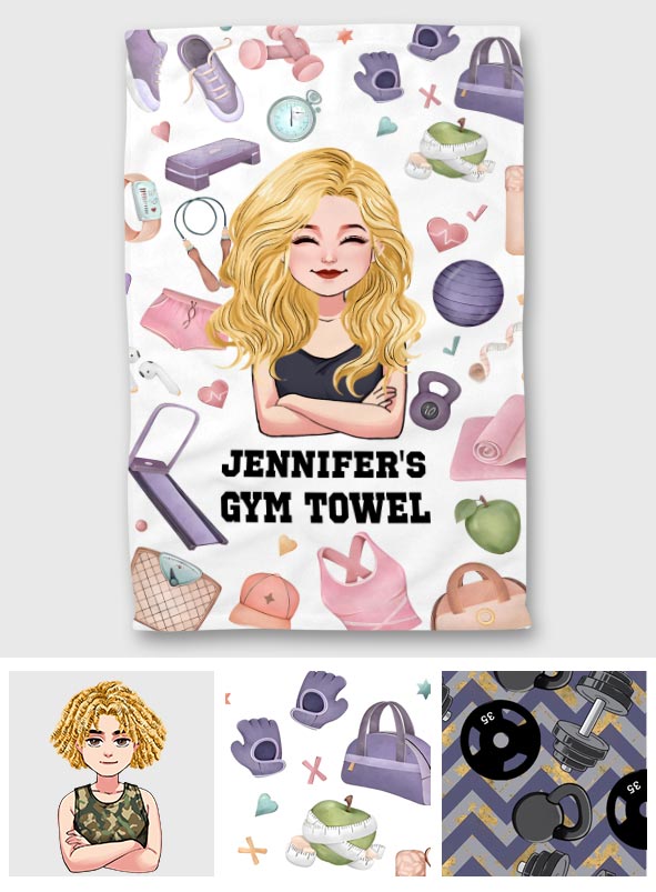 Fitnesshandtuch – Personalisiertes Fitnesshandtuch