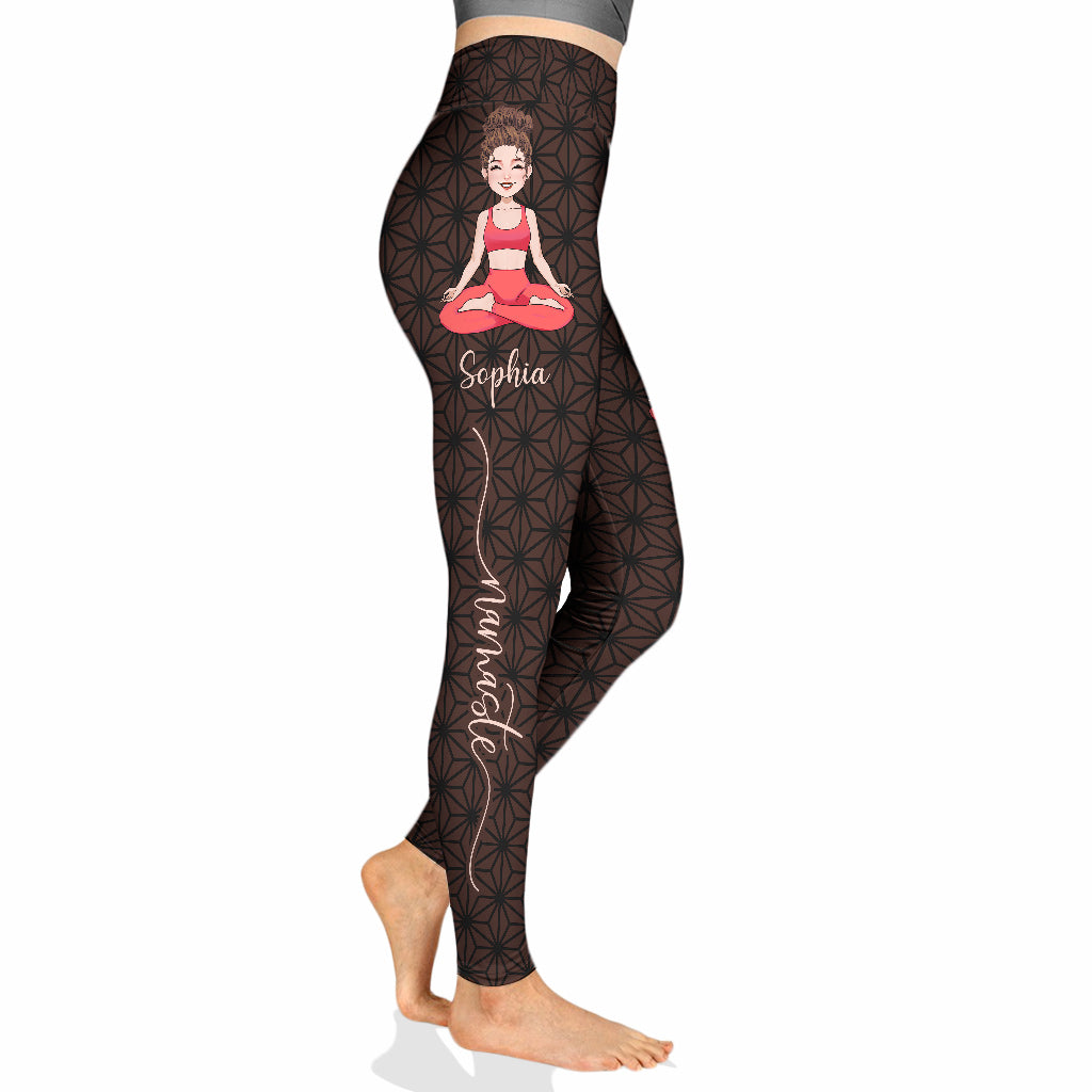 Namaste - Personalized Yoga Leggings