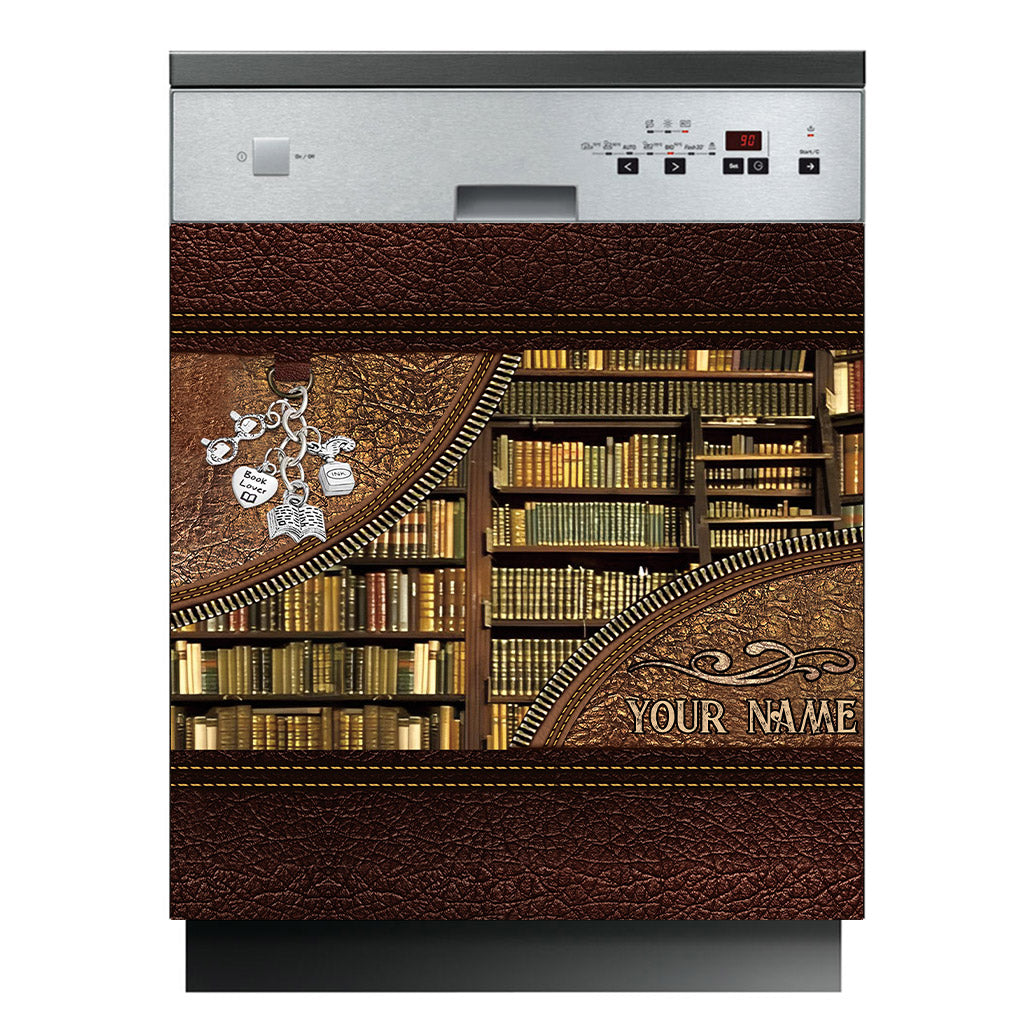 Library - Personalized Librarian Dishwasher Cover