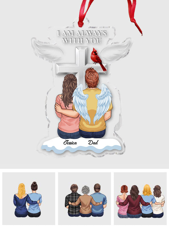 Ich bin immer bei dir – Personalisierter transparenter Gedenkschmuck