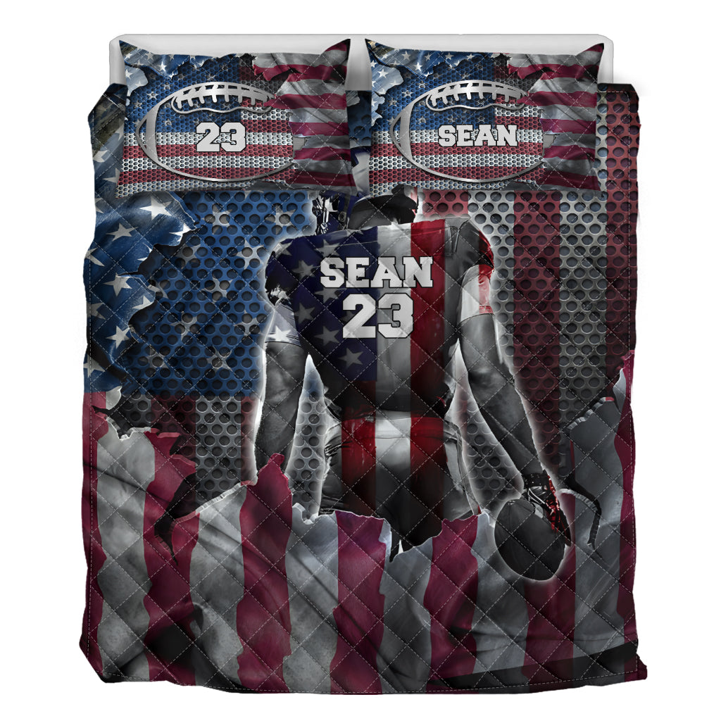 Liebe zum Fußball – Personalisierte Fußball-Bettwäschegarnitur