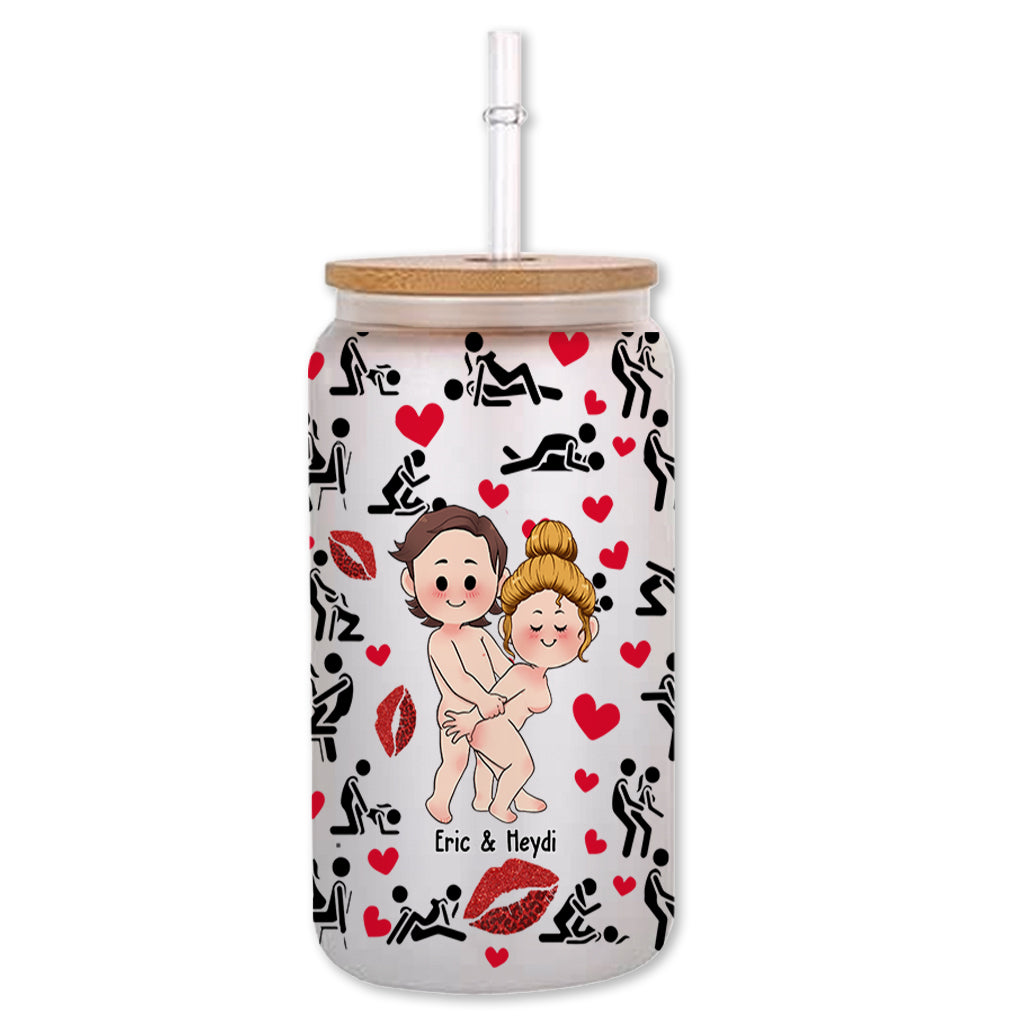 Ich liebe dich – personalisiertes Pärchen-Trinkglas