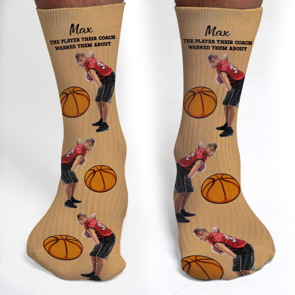 Ihr Trainer warnte – personalisierte Basketballsocken