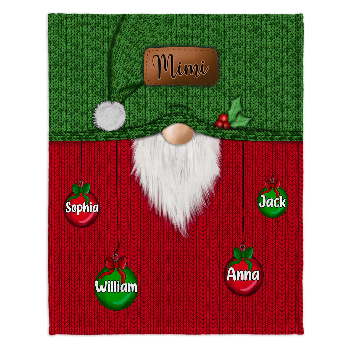 Best Grandma Ever - Personalized Grandma Blanket