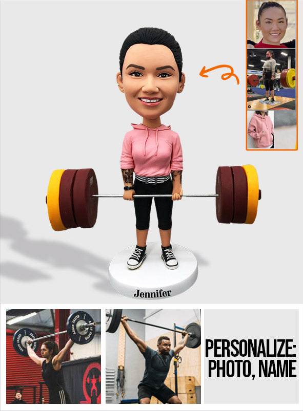 Love Fitness – Personalisierte Fitness-Wackelkopffigur