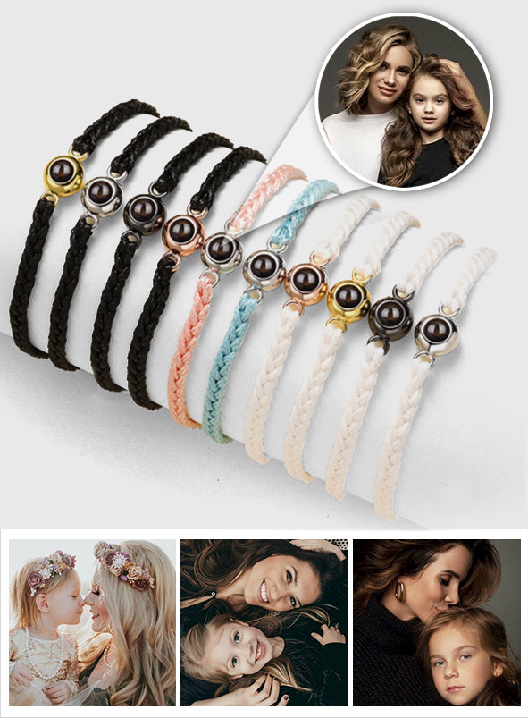 Ich liebe meine Tochter – Personalisiertes Armband mit Tochter-Projektion