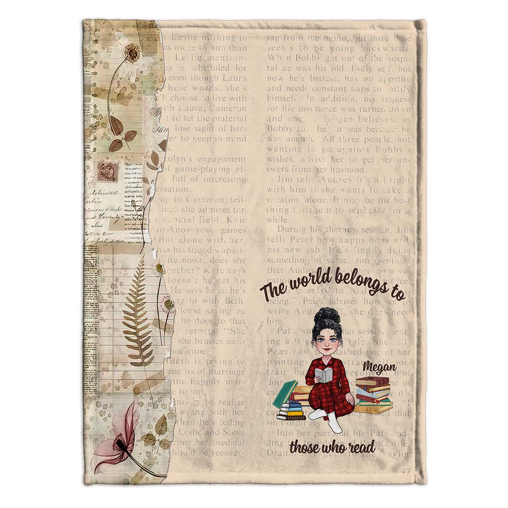 Meine Lesedecke – Buchgeschenk für Mama, Tochter, Freundin, Ehefrau – Personalisierte Decke