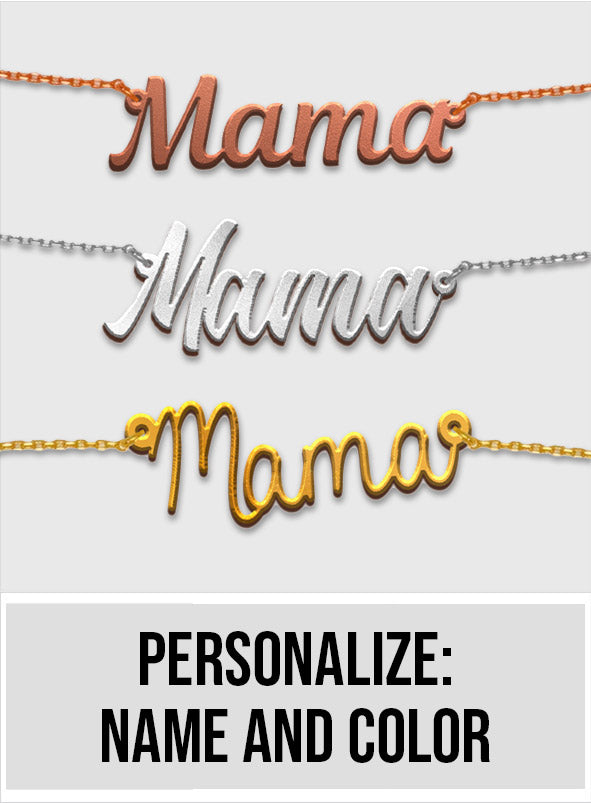 Mama-Halskette – Personalisierte Namenskette für Stiefmütter