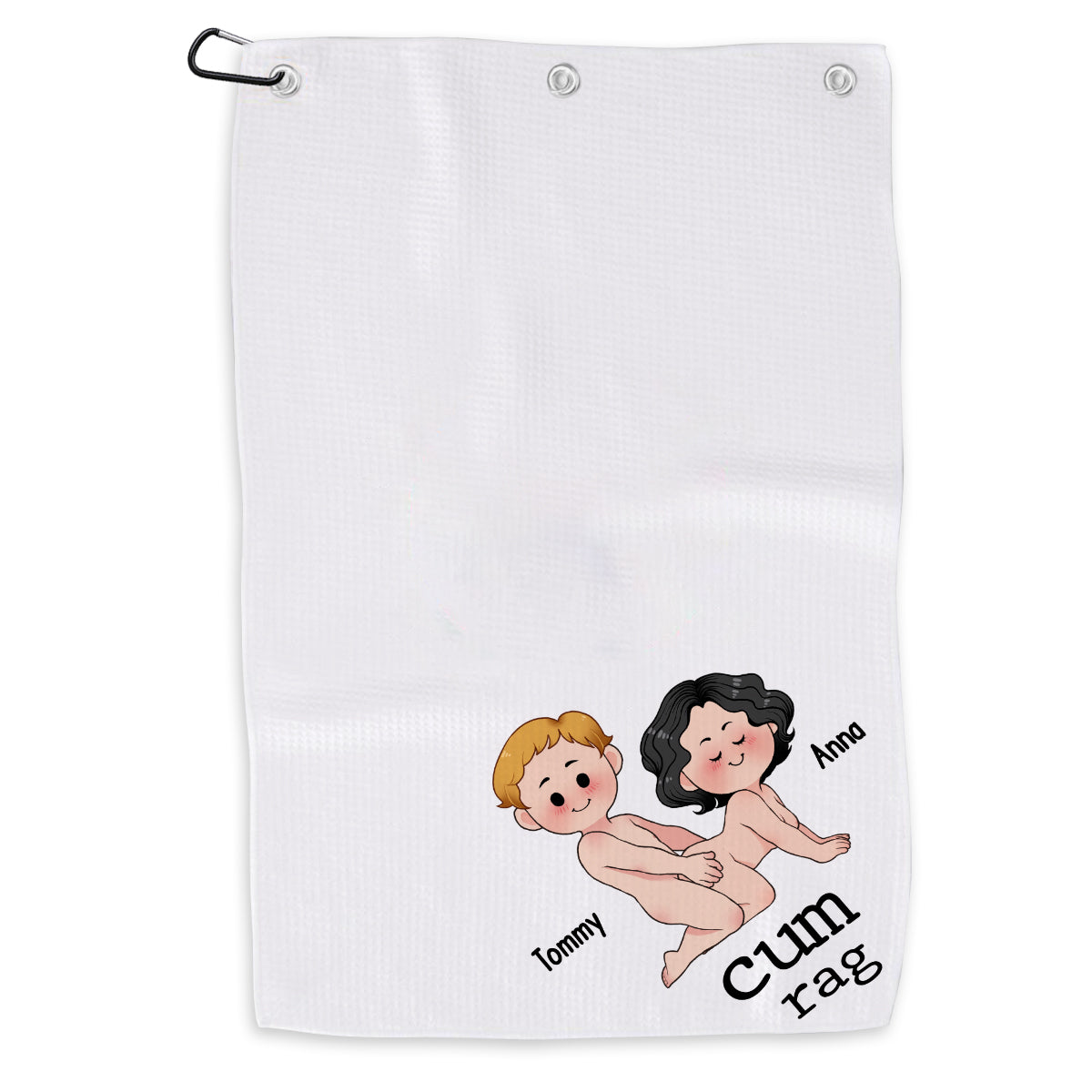 Cum Rag – Personalisiertes Handtuch für Paare