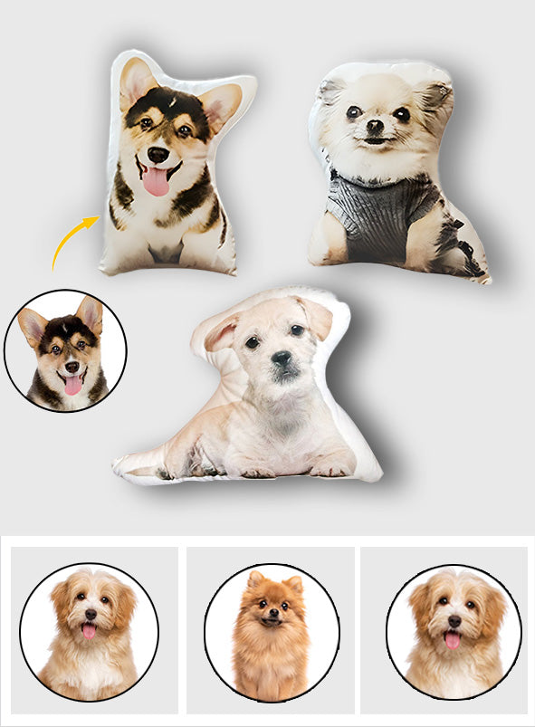 Personalisiertes Erinnerungsgeschenk für Haustiere – Geschenk für Hundeliebhaber, Trauernde und Katzenbesitzer – Personalisiertes Kissen in Tierform