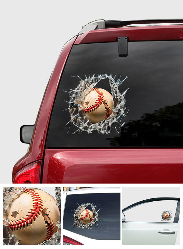 Love Baseball - Baseball Decal Full