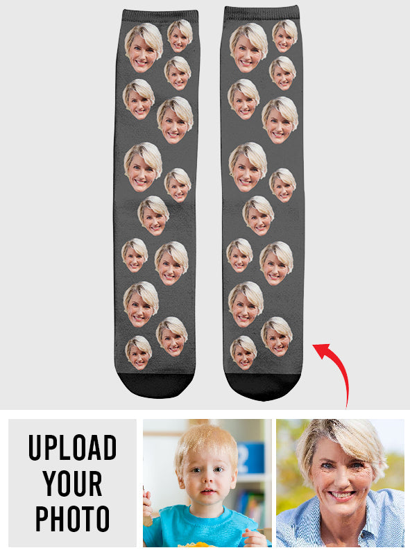 Custom Face - Personalized Mother Socks