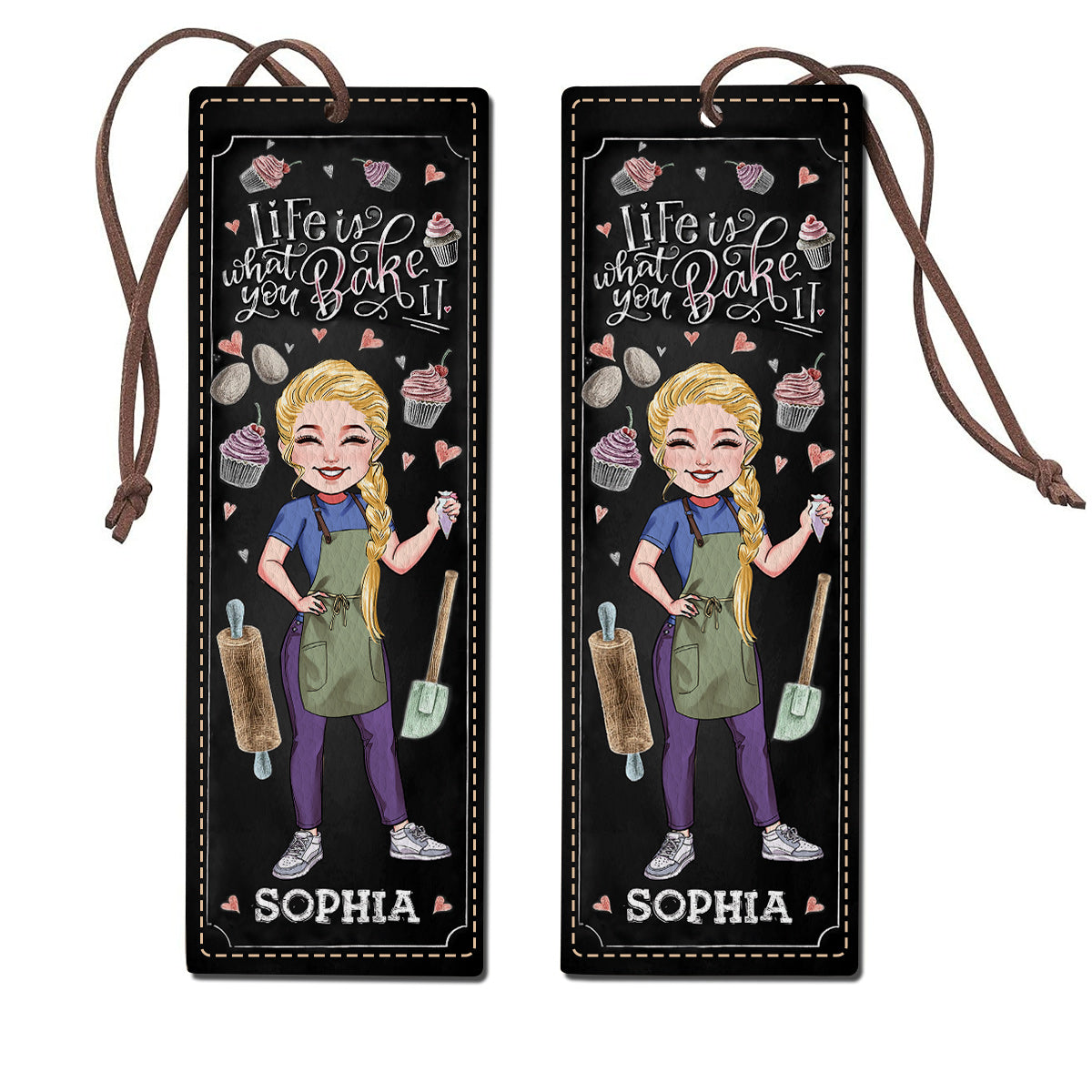 Das Leben ist, was du daraus backst – Personalisierte Lesezeichen aus Leder