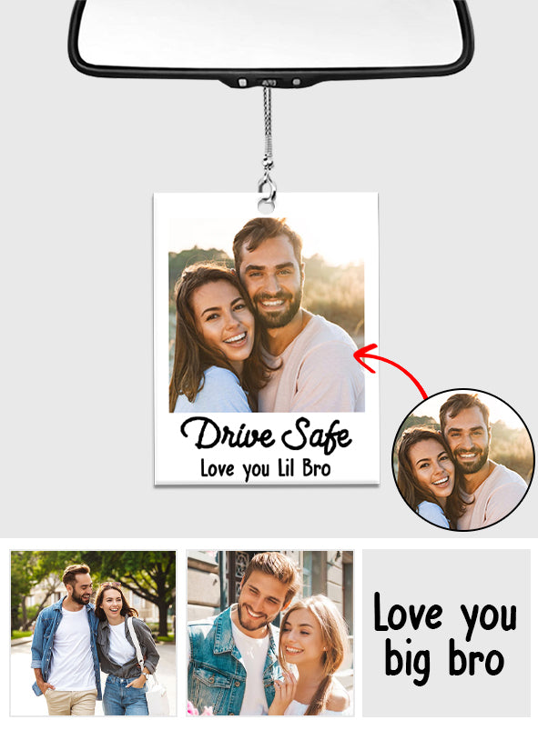 Drive Safe - Personalized Sibling Car Ornament