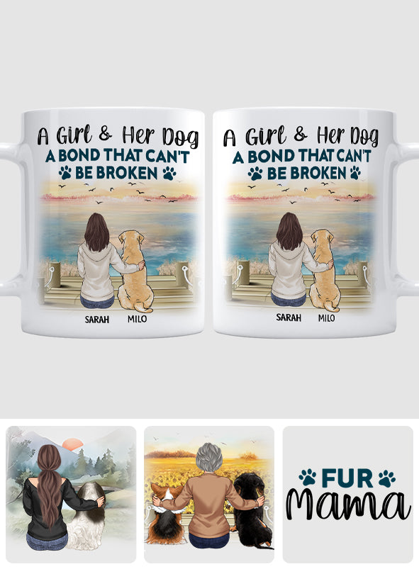 Eine unzerbrechliche Bindung – personalisierte Hunde-Tasse