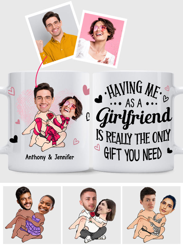 Das einzige Geschenk, das Sie brauchen – personalisierte Tasse für Paare