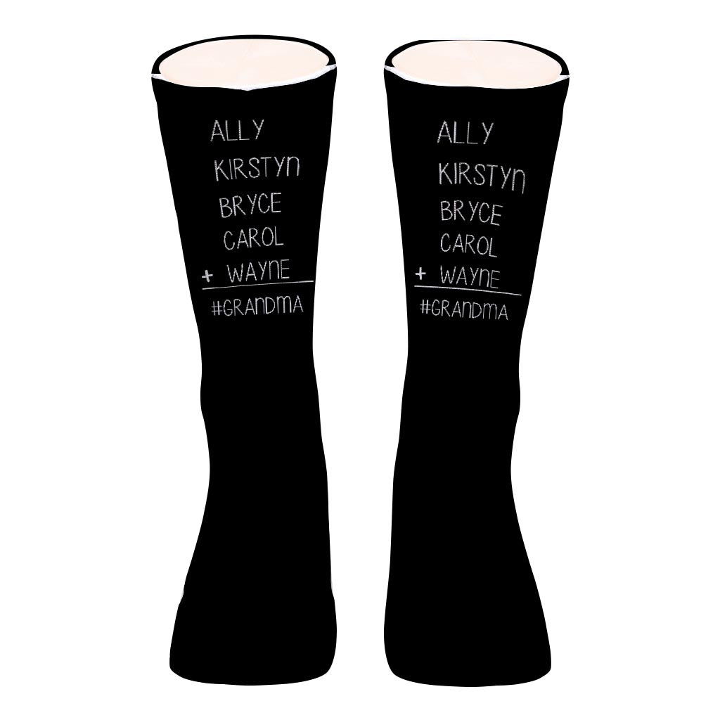 #1 Papa – Geschenk für Papa, Oma, Opa, Mama, Onkel, Tante – Personalisierte Socken