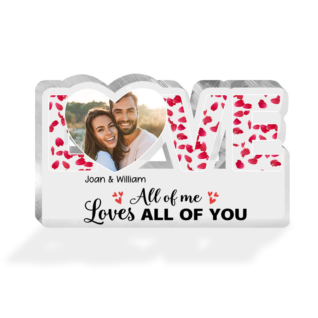 This Is Us – Geschenkidee für Paare (Ehemann, Ehefrau, Freundin, Freund) – Personalisierte Acrylplakette in individueller Form
