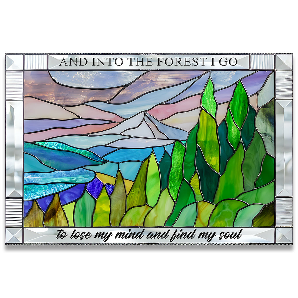And Into The Forest I Go - Hiking Doormat