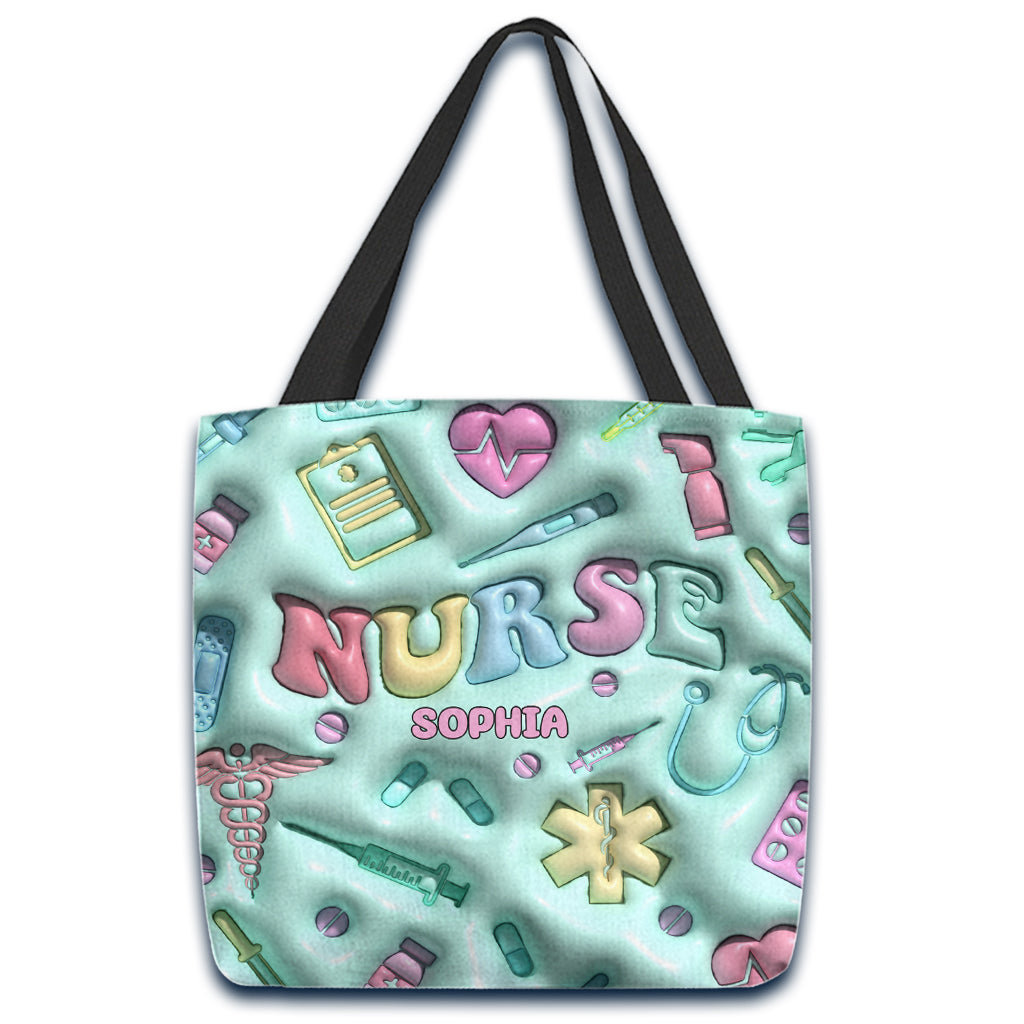 Nurse Life – Personalisierte Tragetasche für Krankenschwestern
