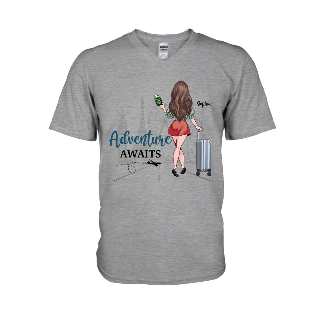 So The Adventure - Travelling gift for mom, daughter, granddaughter, wife, girlfriend, friend - Personalized T-shirt And Hoodie