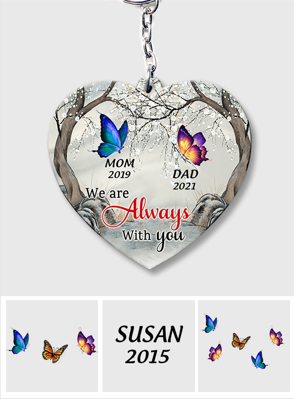 I AM Always With You - Personalized Memorial Keychain