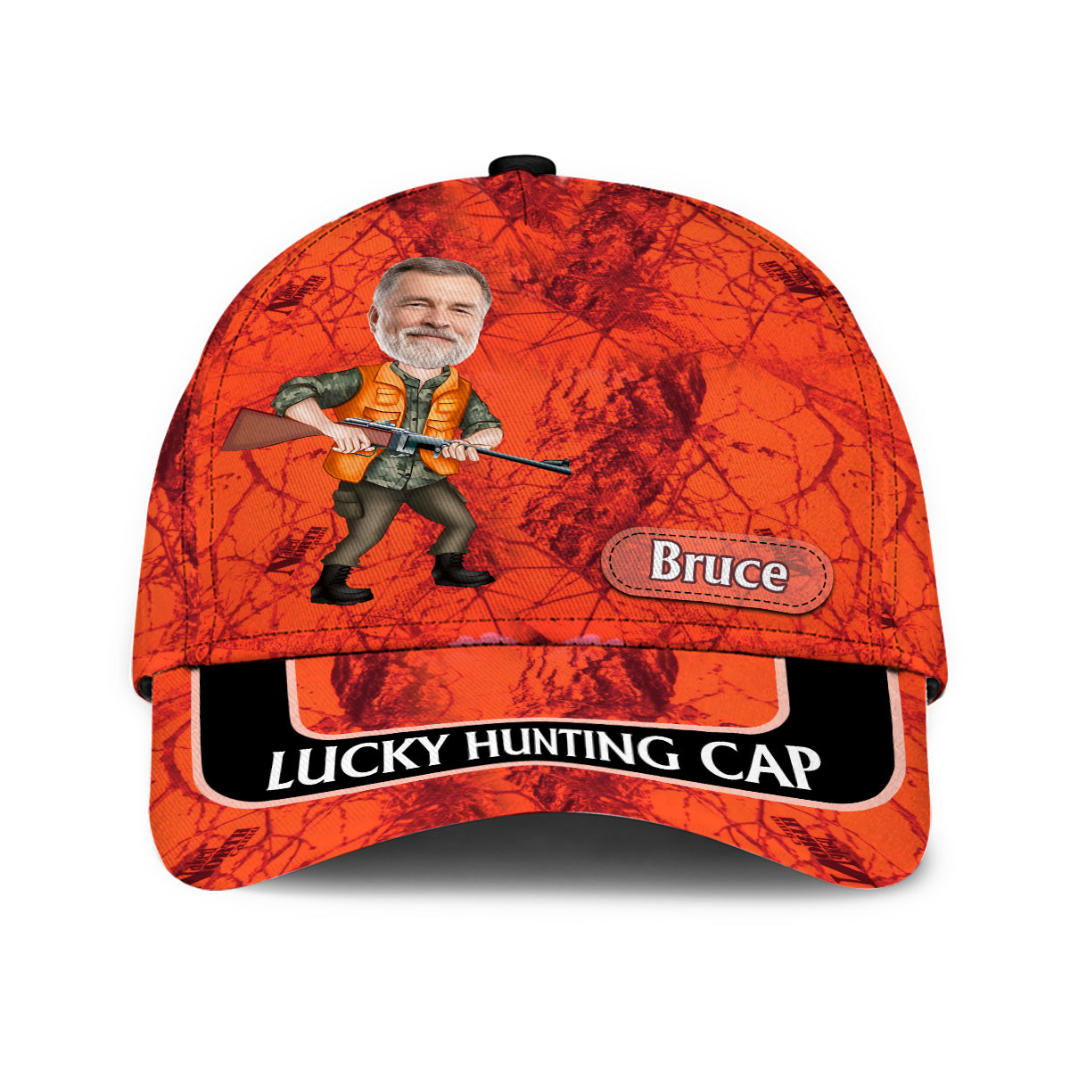 Lucky Hunting Cap – Personalisierte klassische Jagdkappe
