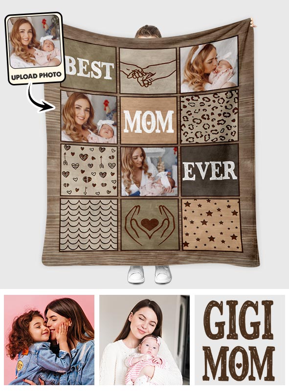 Beste Mama aller Zeiten – Personalisierte Mutterdecke
