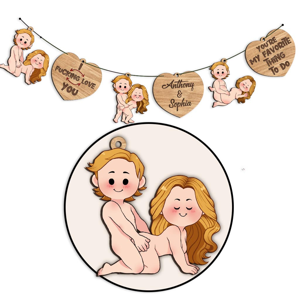 I Love You - Personalized Couple Garland