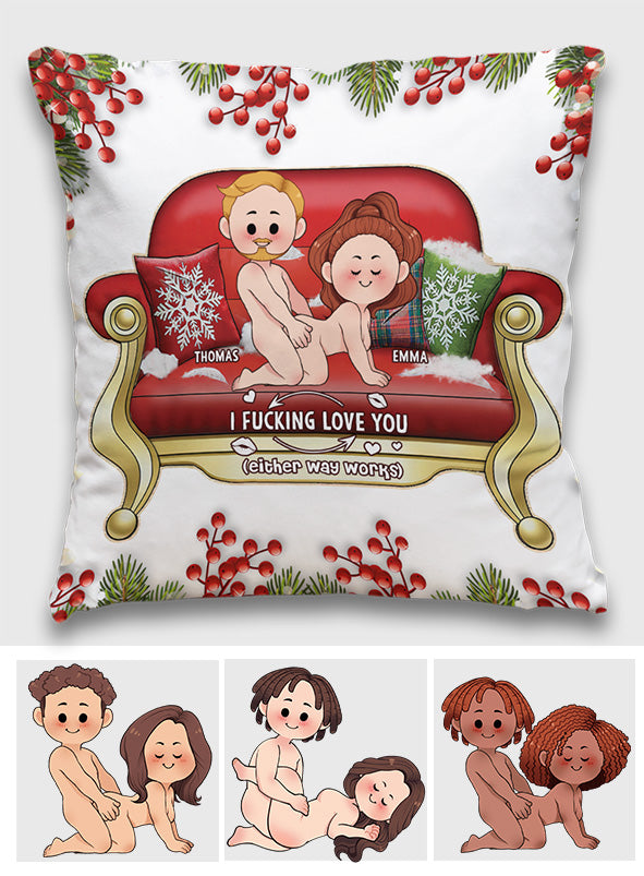Ich liebe dich – Personalisiertes Pärchenkissen