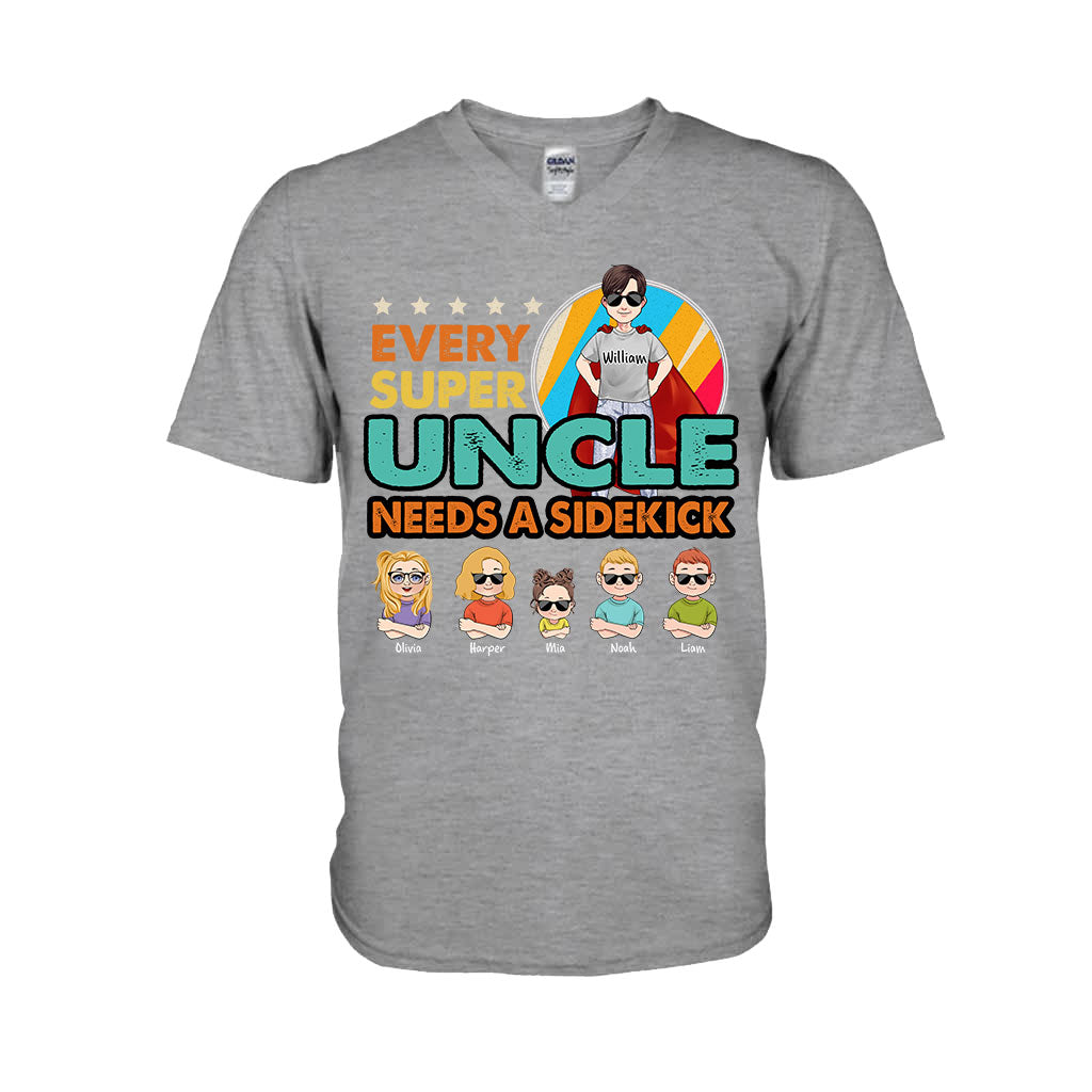 Super-Papa, Superheld – Geschenk für Papa, Opa, Onkel, Bruder – Personalisiertes T-Shirt und Hoodie