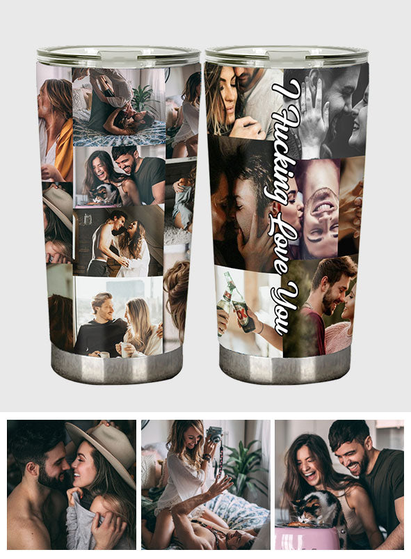 Collage-Becher – Personalisierter Paar-Becher