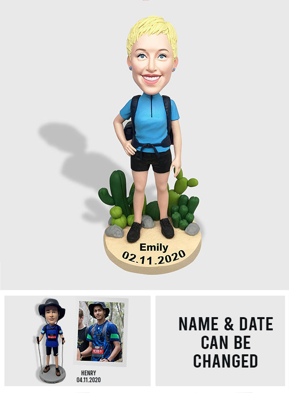 Hiking Society – Personalisierte Wander-Wackelkopffigur