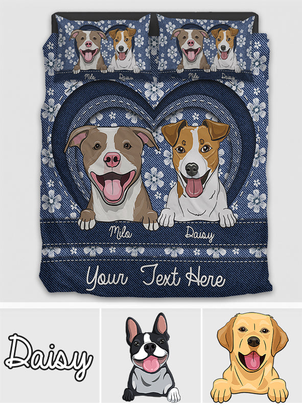 Personalisiertes Hundebett-Set für Hundeliebhaber