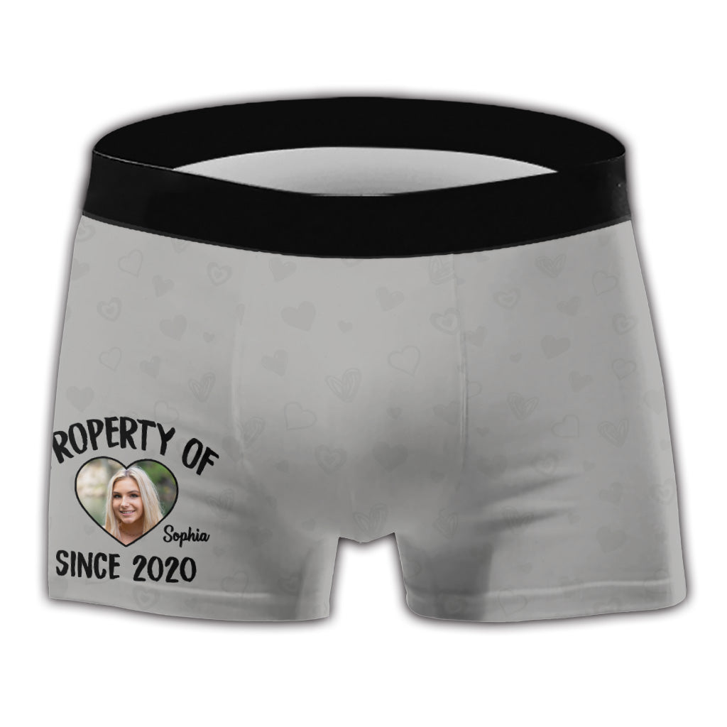 Property - Personalized Couple Men's Boxer Briefs