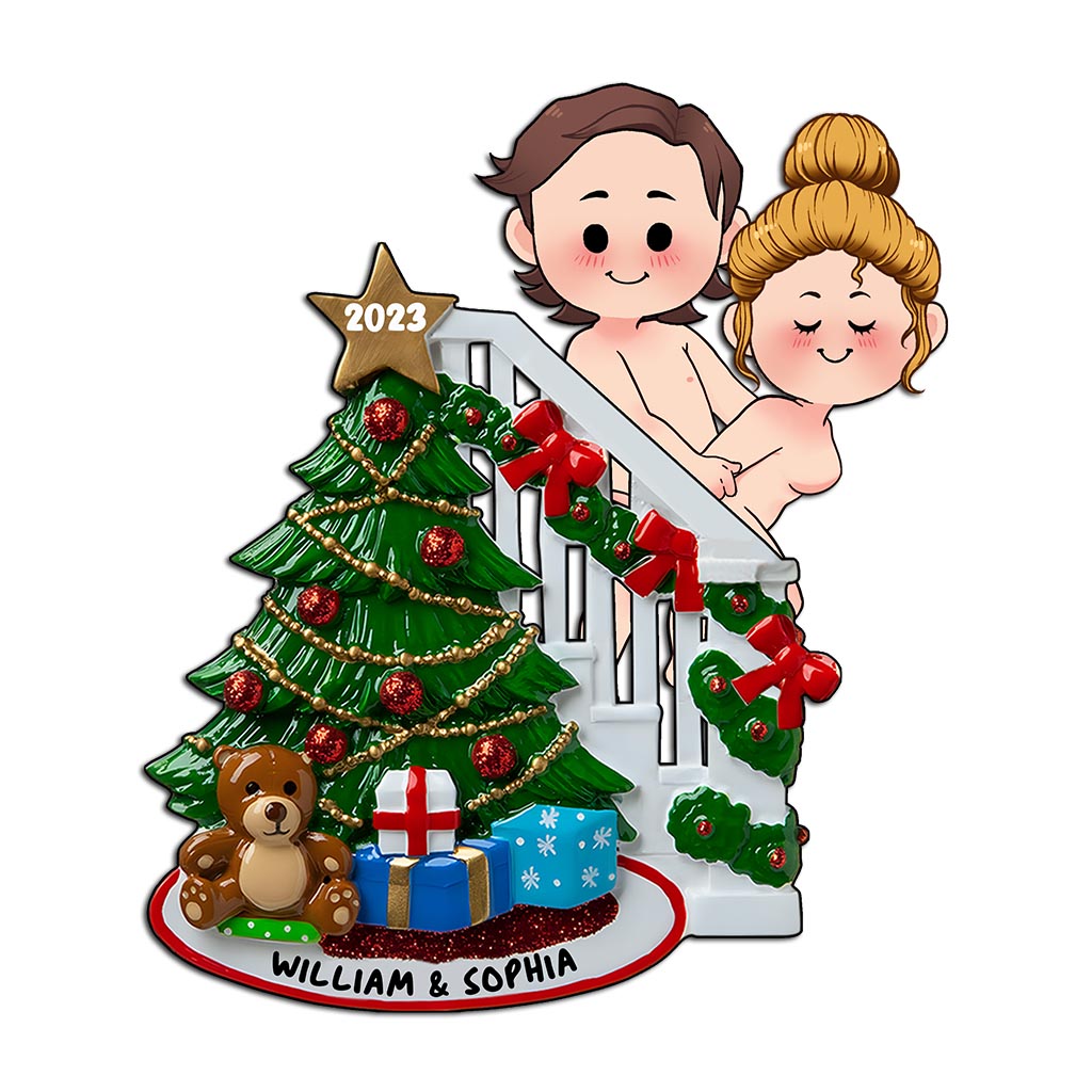 Treppenhaus-Aufkleber „Unartiges Pärchen“ – personalisierter Aufkleber, gestanzt