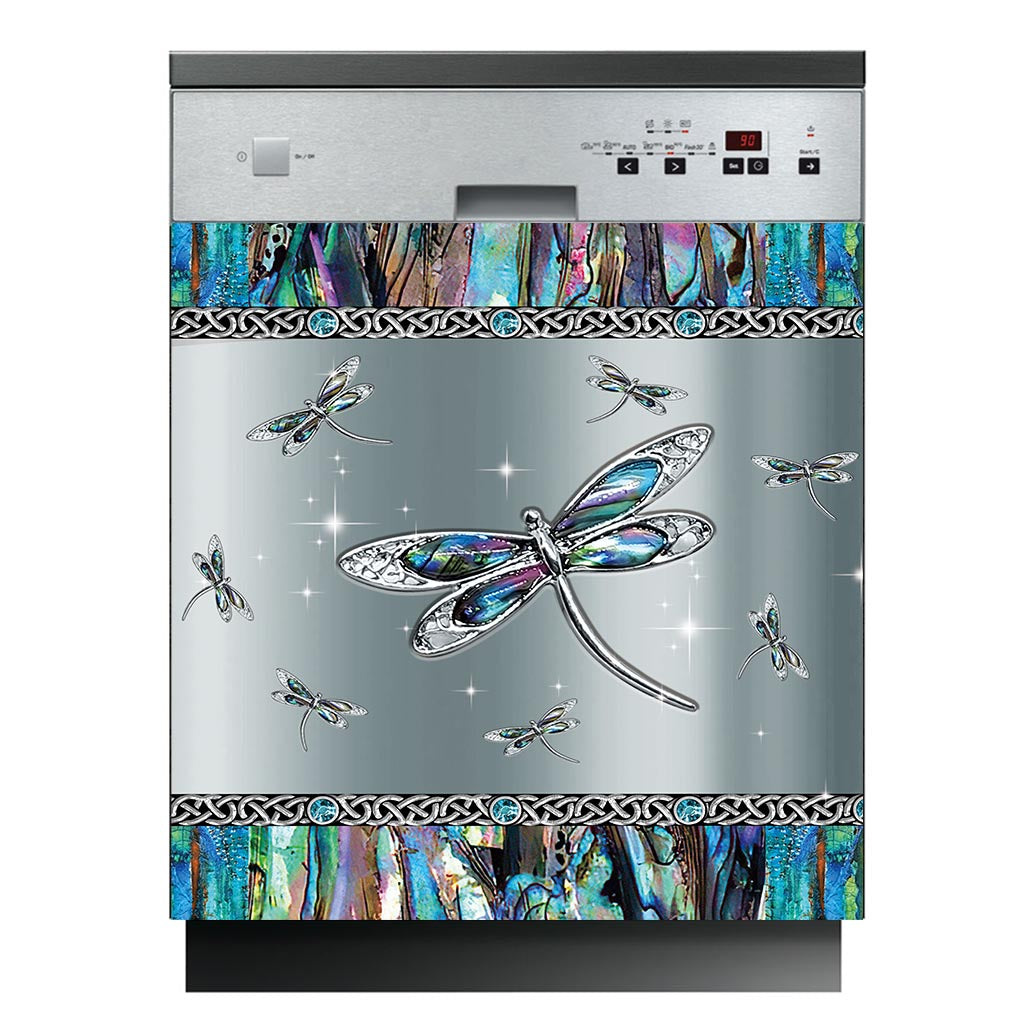 Geheimnisvolle Libelle – Libellen-Geschirrspülerabdeckung