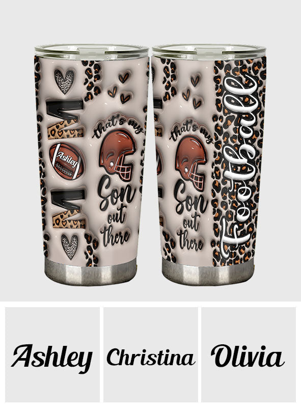 That's My Son - Personalized Football Tumbler